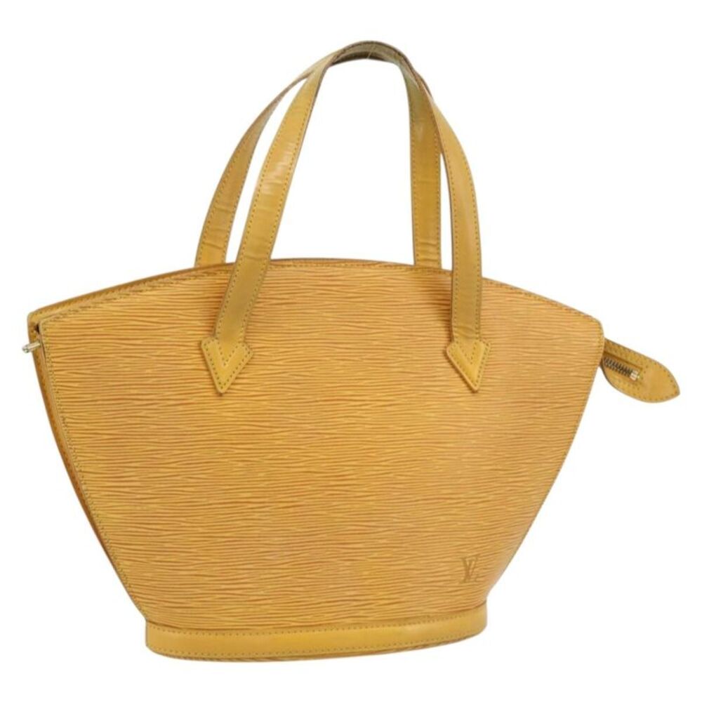 Louis Vuitton Saint Jacques Epi Leather Yellow Leather Handbag
